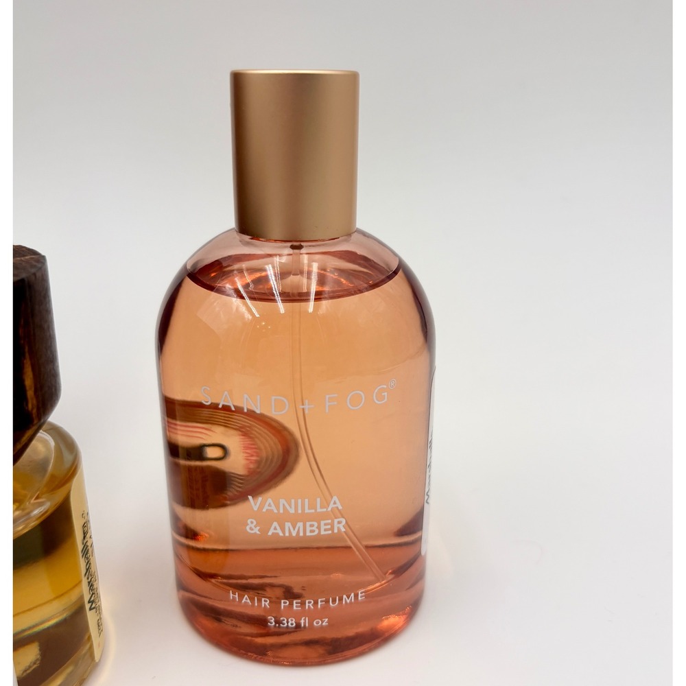 Sand + Fog Vanilla & Amber Fragrance Set Body Wash Perfume Oil Hair Mist 6pc NEW - Picture 6 of 7
